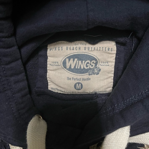 Deerfield Beach Florida Navy Hoodie - Picture 3 of 3